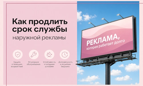 Как продлить срок службы наружной рекламы в Сургуте